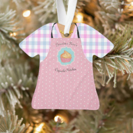 Baker Cupcake Schürze Personalisiert Ornament
