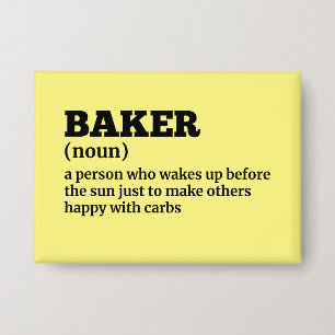 Baker Definition-Spaß Button