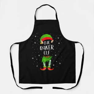 Baker Elf Xmas Party Matching Family Christmas Schürze