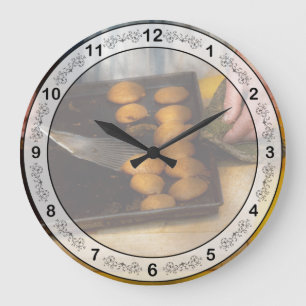 Baker - Essen - Haben Sie Kekse lieber? Große Wanduhr