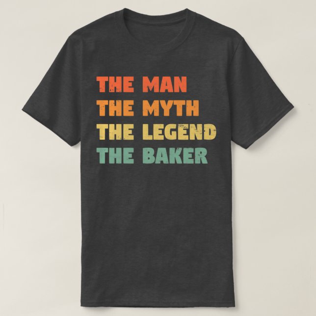 Baker Funny Geschenk für ihn BakerTShirt T-Shirt (Design vorne)