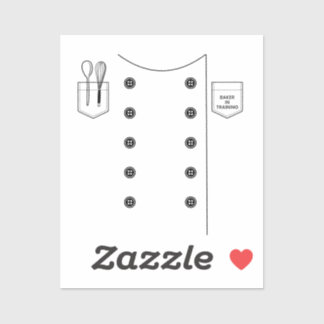 Baker in der Ausbildung Aufkleber