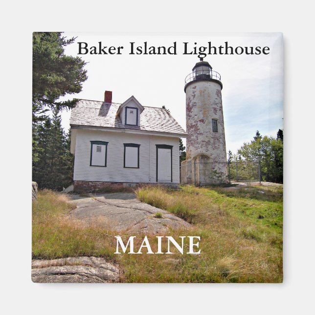 Baker Island Lighthouse, Maine Magnet (Vorne)