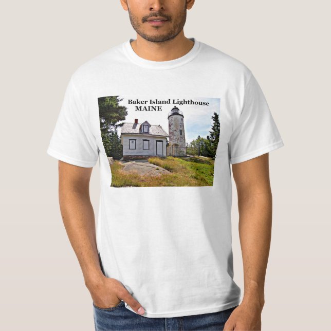 Baker Island Lighthouse, Maine T - Shirt (Vorderseite)