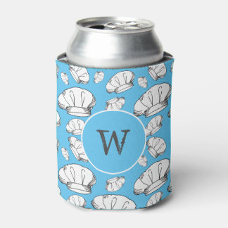 Baker Koch Hat Gemustert Blue Mit Monogramm Dosenkühler