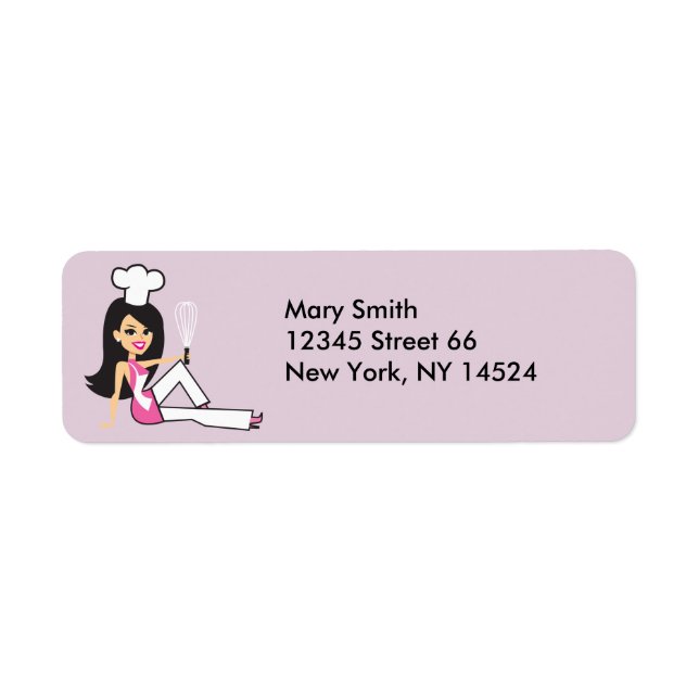 Baker Lady Return Labels (Vorne)