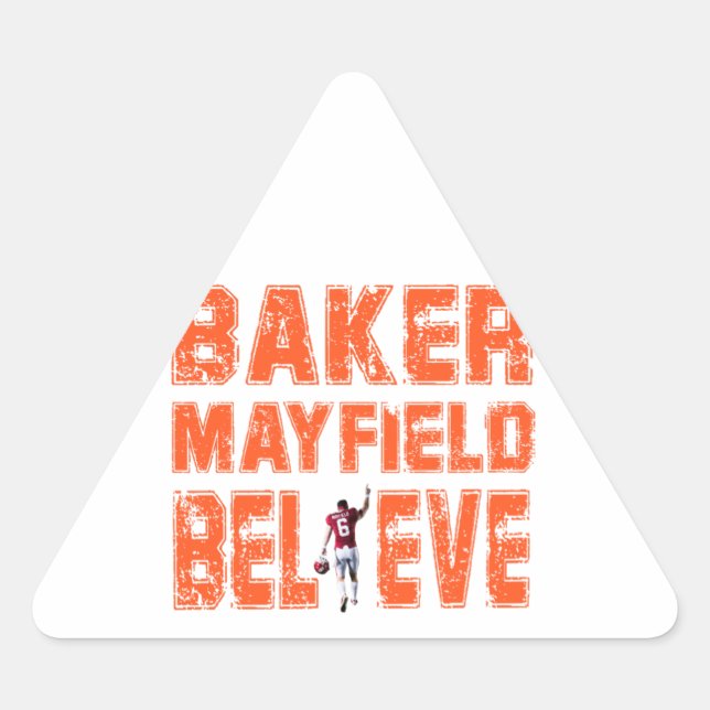 Baker Mayfield Essential Cool T-shirt  Essential  Dreieckiger Aufkleber (Vorderseite)