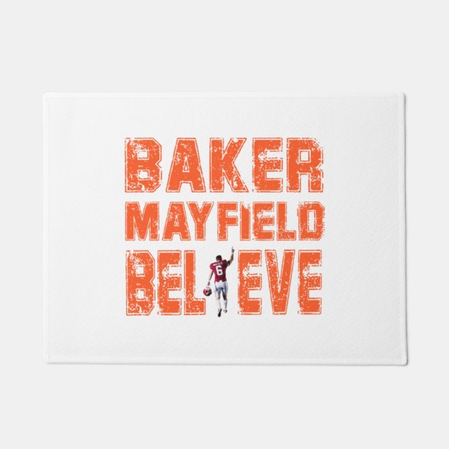 Baker Mayfield Essential Cool T-shirt  Essential Fußmatte (Vorderseite)
