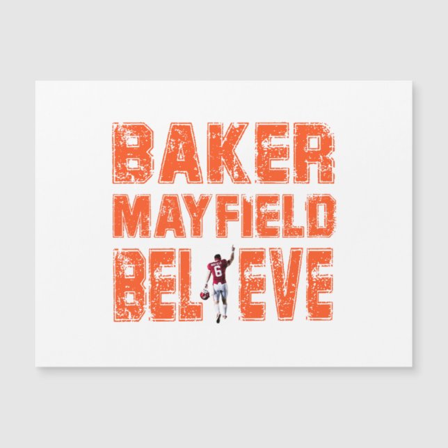 Baker Mayfield Essential Cool T-shirt  Essential Magnetkarte (Vorderseite)