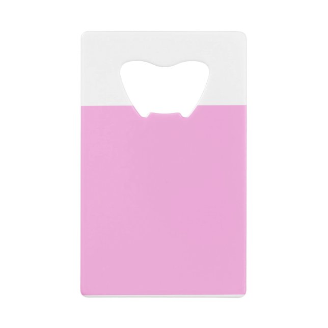 Baker Miller Pink Geldbeutel Flaschenöffner (Vorderseite)