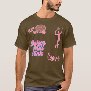 Baker Miller Pink Tennis Sticker T-Shirt