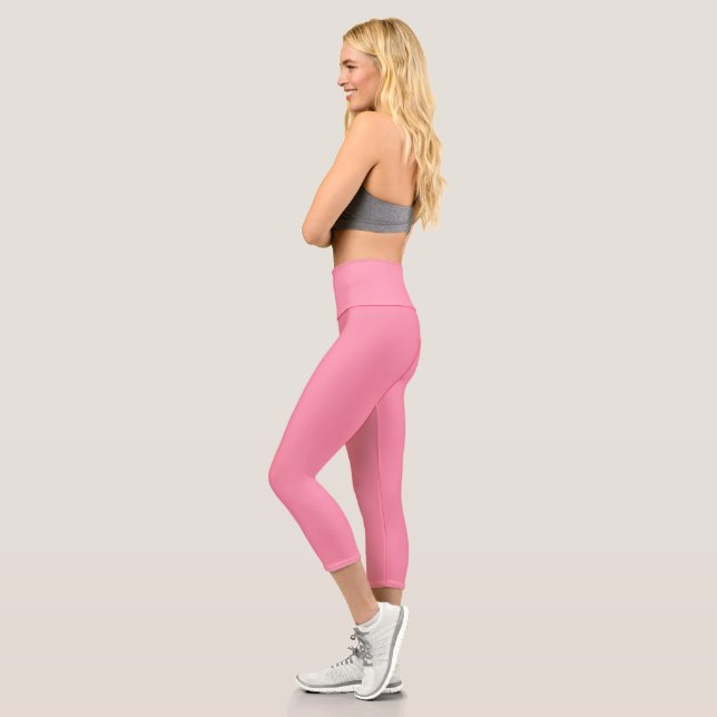 Baker-Miller pink (Vollfarbe) Capri Leggings (Links)