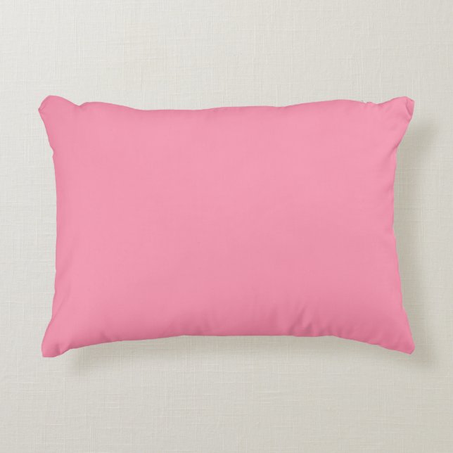 Baker-Miller pink (Vollfarbe) Dekokissen (Vorderseite)