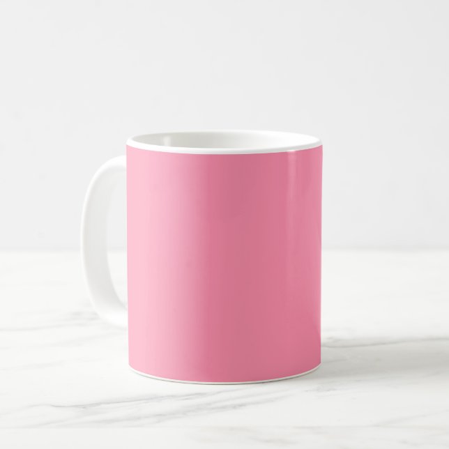 Baker-Miller pink (Vollfarbe) Kaffeetasse (Vorderseite Links)