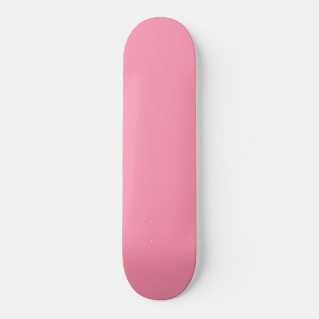 Baker-Miller pink (Vollfarbe) Skateboard (Vorderseite)