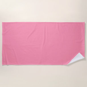 Baker-Miller pink (Vollfarbe) Strandtuch