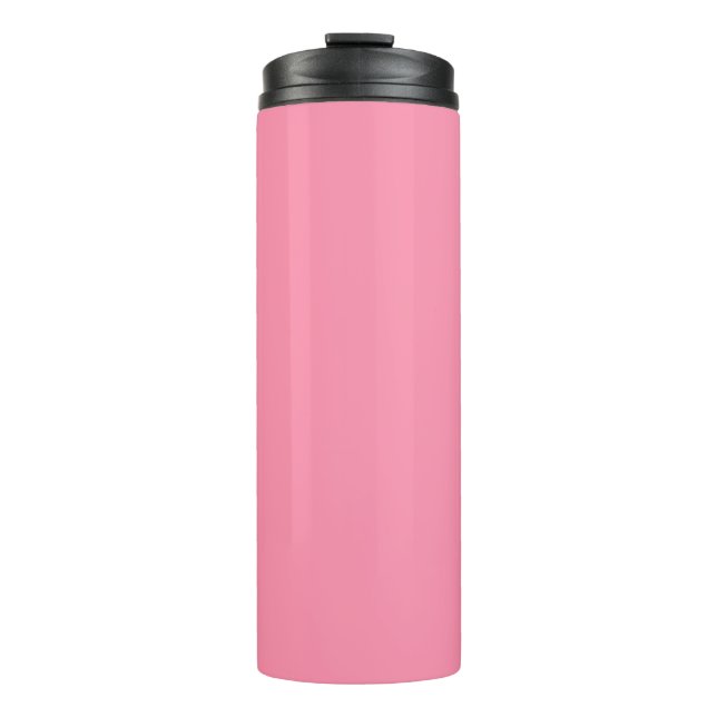 Baker-Miller pink (Vollfarbe) Thermosbecher (Vorderseite)