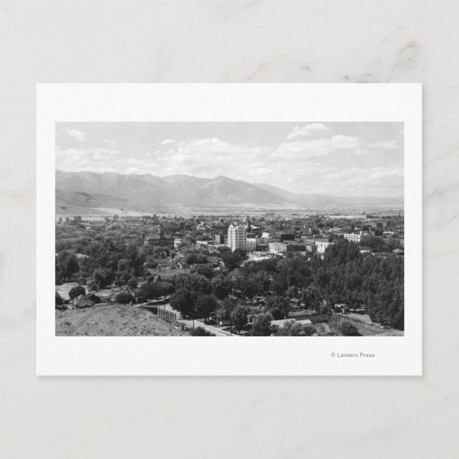 Baker, Oregon Town View FotografBaker, OR Postkarte (Vorderseite)