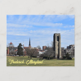 Baker Park Frederick Maryland Postkarte