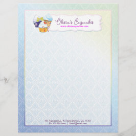 Baker & Pastry Koch Cupcake Business Briefbogen