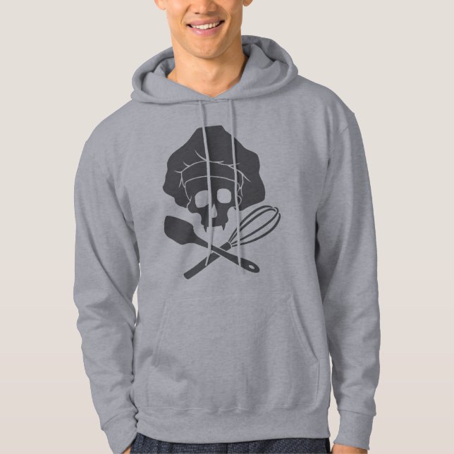 Baker-Schädel mit Toque Hoodie (Vorderseite)