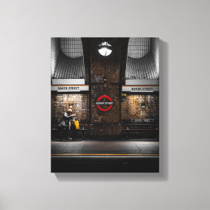 Baker Street U-Bahnstation Leinwand - London