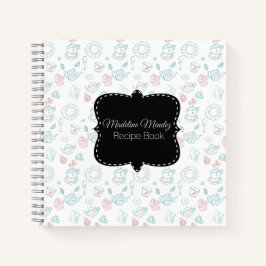 Baker Tee Time Doodles Nachspeisen Rezept Kochbuch Notizbuch