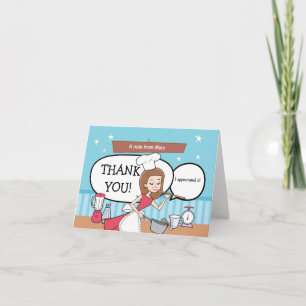 Baker Thank you Card Dankeskarte