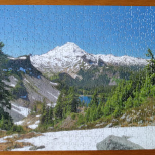 Baker und Alpine Lake Foto Puzzle