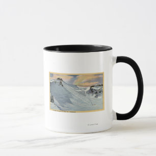Baker, Washington - Sicht auf den Berg Baker Ski Tasse