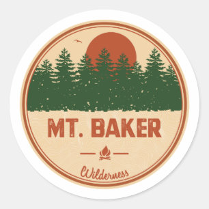Baker Wilderness Runder Aufkleber