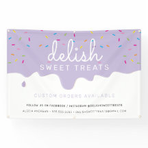 Baker Zuckerguss Tropfen farbenfrohe Sprinklen Lil