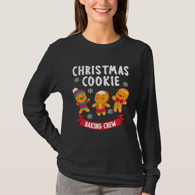 Bakers Christmas Cookie Crew Family Baking Team Gi T-Shirt (Vorderseite)