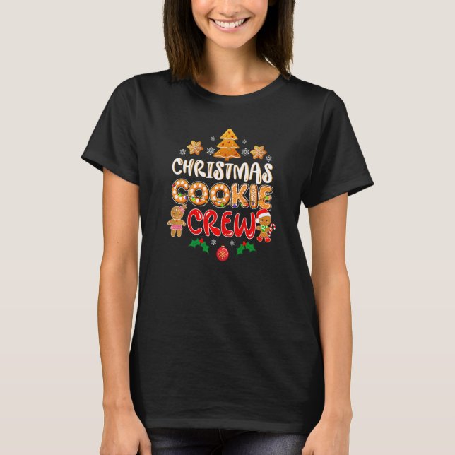 Bakers Christmas Cookie Crew Family Baking Team Ho T-Shirt (Vorderseite)