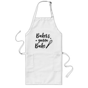 Bakers Gonna Bake Hearts Whisk Koch Geschenk Lange Schürze