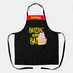 Bakers Gonna Bake Schürze - Funny Personalisiertes