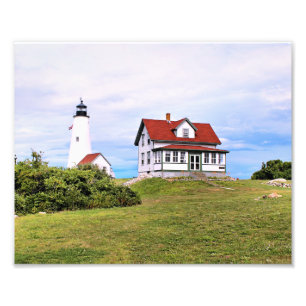Bakers Island Lighthouse Massachusetts Foto Print