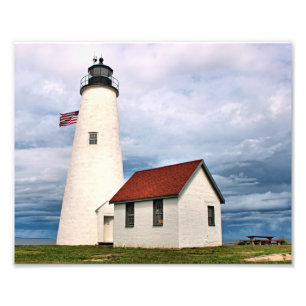 Bakers Island Lighthouse Massachusetts Foto Print