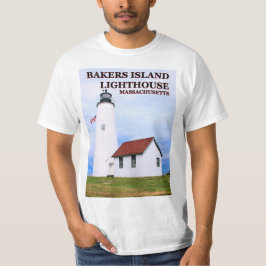 Bakers Island Lighthouse, Massachusetts T - Shirt