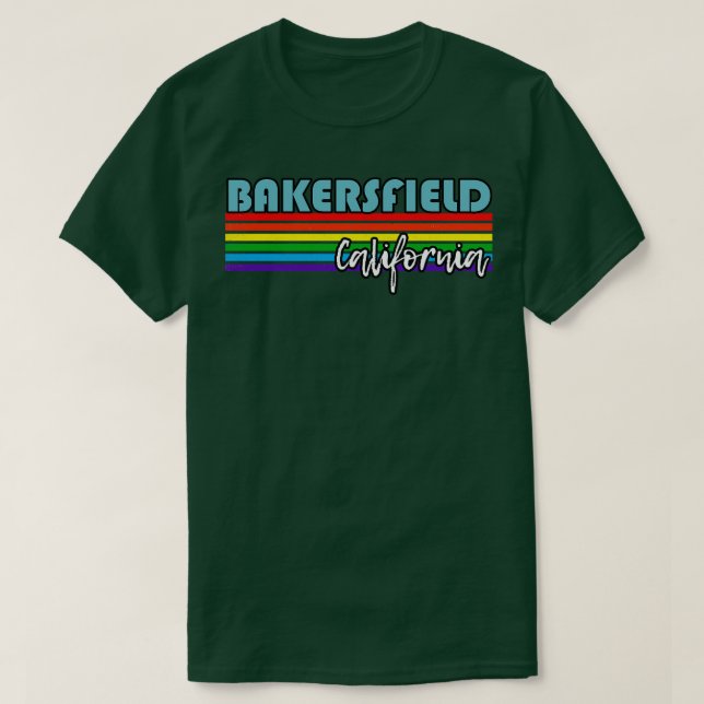 Bakersfield California Pride Bakersfield LGBT Gif T-Shirt (Design vorne)