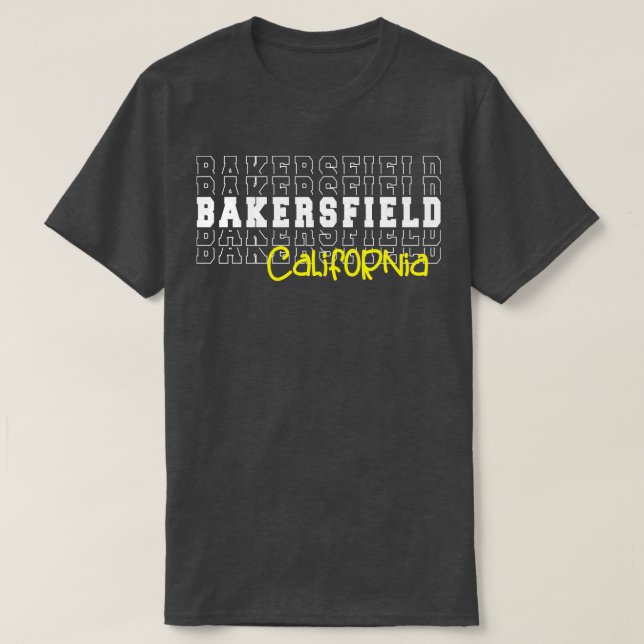 Bakersfield City California Bakersfield CA T-Shirt (Design vorne)