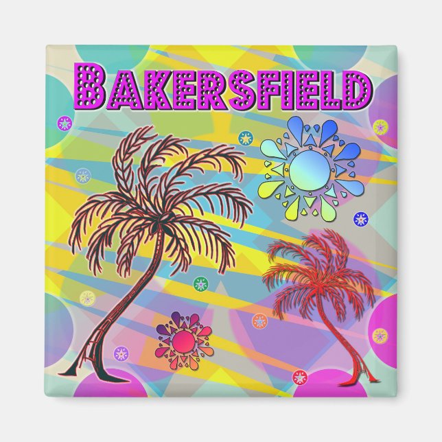 Bakersfield Happy and Hope Magnet (Vorne)