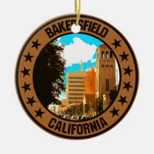 Bakersfield Keramik Ornament