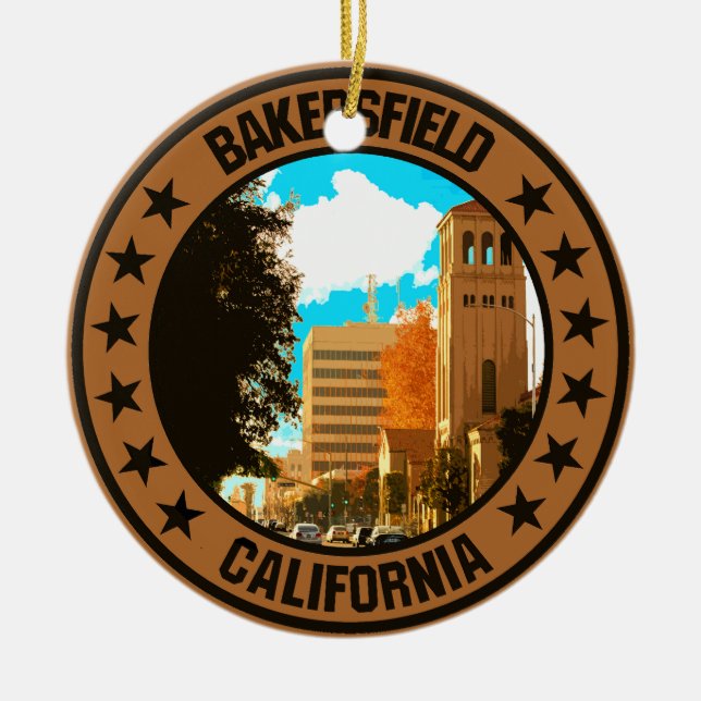 Bakersfield Keramik Ornament (Vorne)