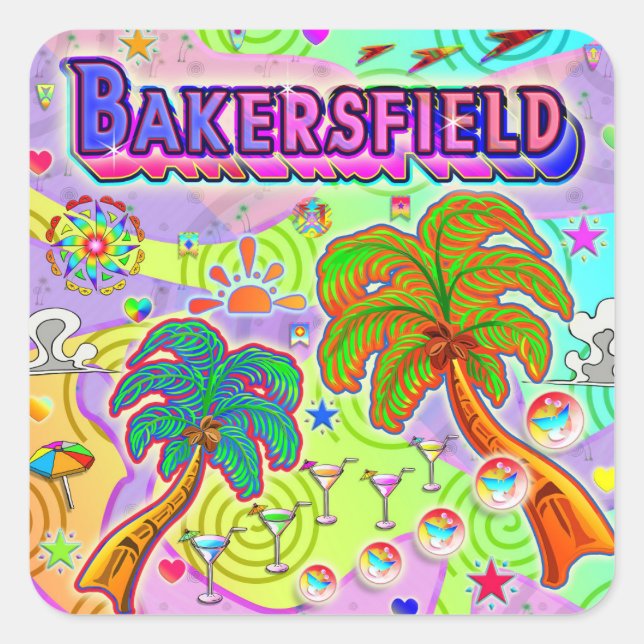 Bakersfield Vacation Target Sticker (Vorderseite)