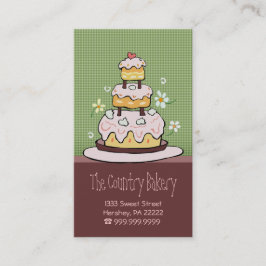 Bakery Business Cards Visitenkarte