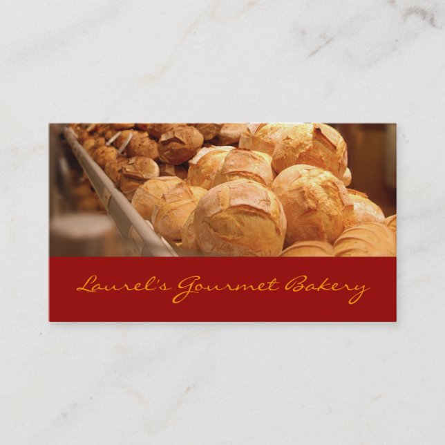Bakery Business Cards Visitenkarte (Vorderseite)