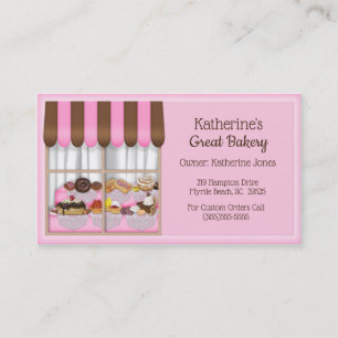 Bakery Business Cards Visitenkarte