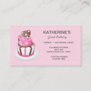 Bakery Business Cards Visitenkarte