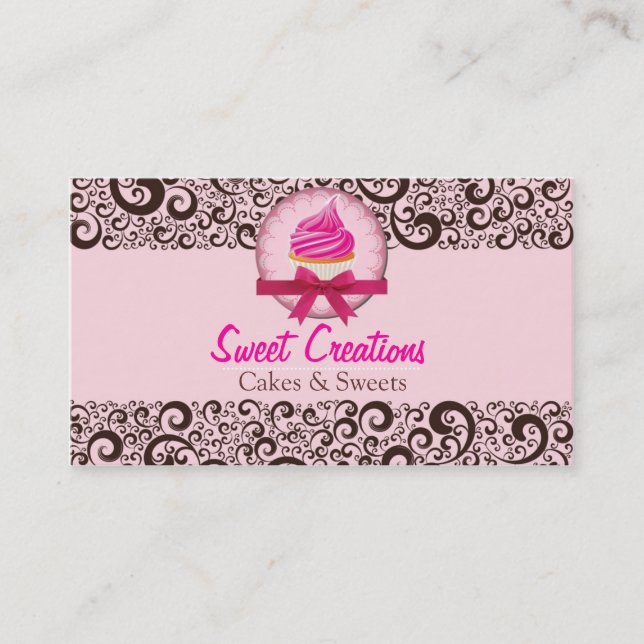 Bakery/Cakes/Sweets Creations Visitenkarte (Vorderseite)